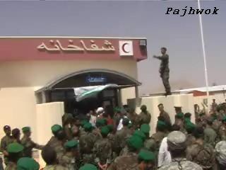 Photo: اولين شفاخانه يکصد بستر نظامی درهرات افتتاح گرديد