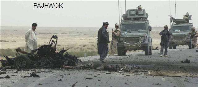 Suicide bomber attacks ISAF troops in Kandahar