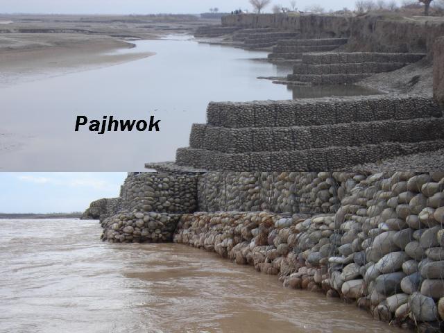 پروسۀ تحکيم کاری سواحل نهر لشکری در نيمروز تکميل شد