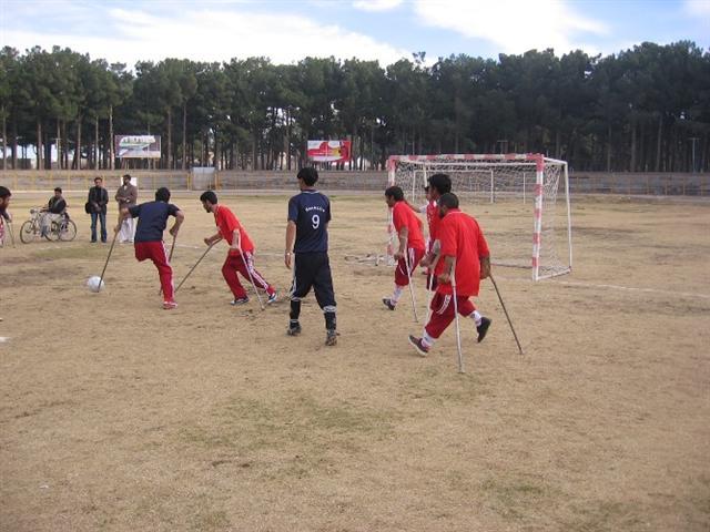 مسابقات فوتسال افراد داراى معلوليت در کابل برگزار گرديد