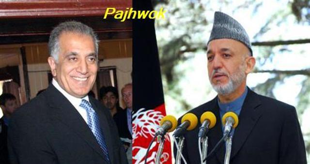 Photo: Karzai may face Khalilzad in next elections