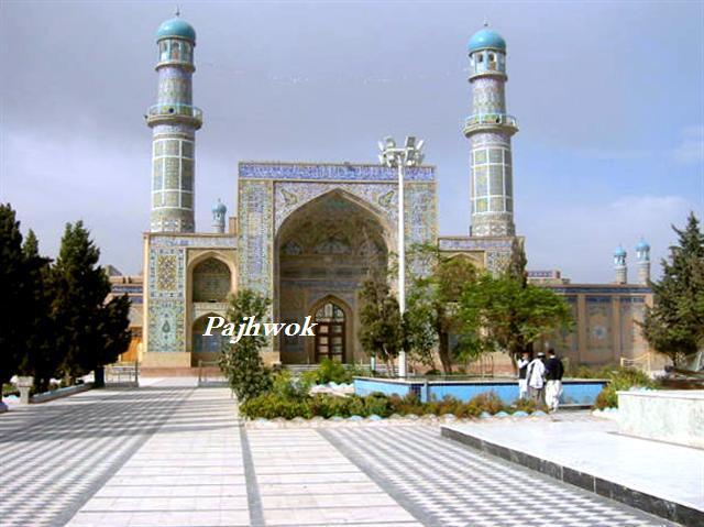 Historical Herat mosque being renovated