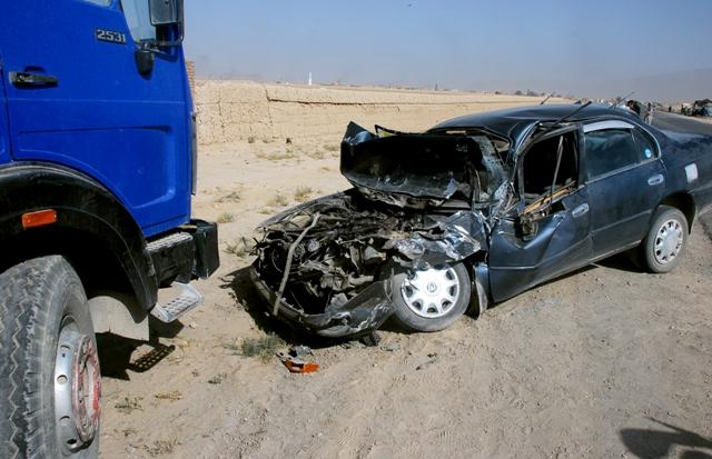 Car-truck collision leaves 5 dead in Kandahar’s Maiwand district