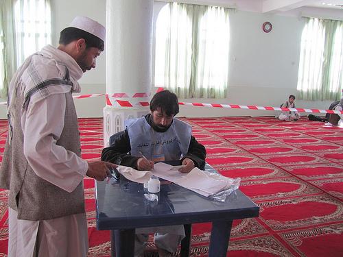 A Man Votes in Ghazni