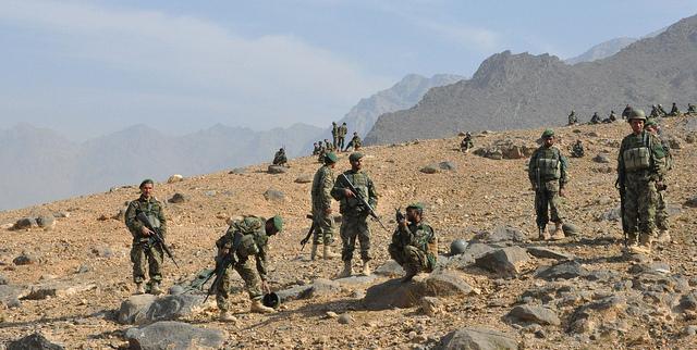 Afghan National Army (ANA) soldiers