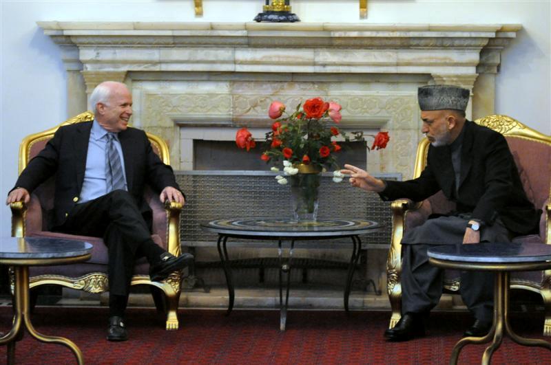 Karzai meets US senator