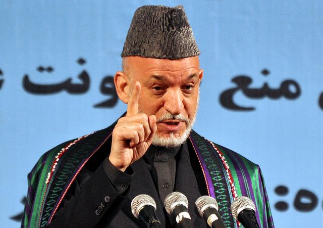 Karzai on women rights