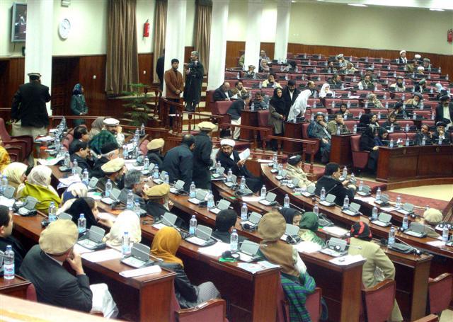 MPs carry guns into parliament