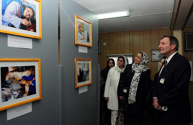 photo exhibition at the US embassy