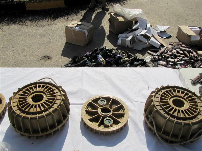 Landmines, walkie-talkies seized in Kabul
