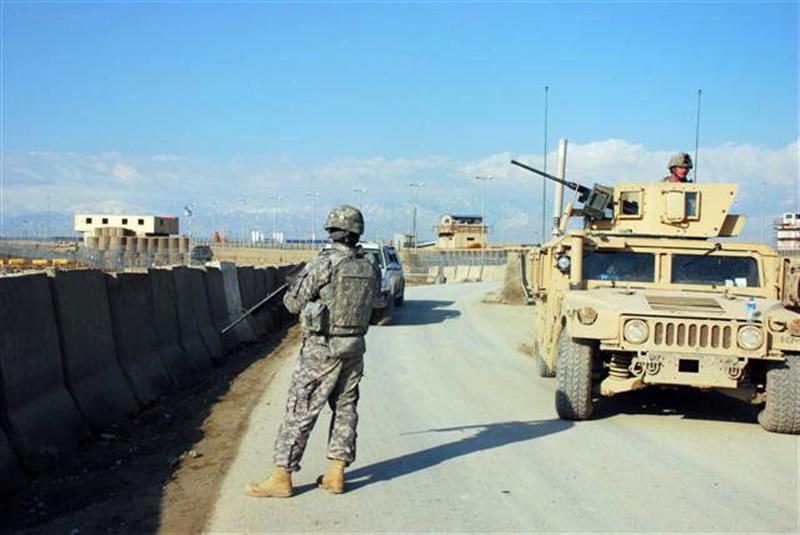 American troops come under car bomb attack in Logar