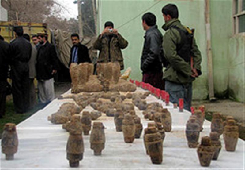Explosives recovered from ISAF supply truck