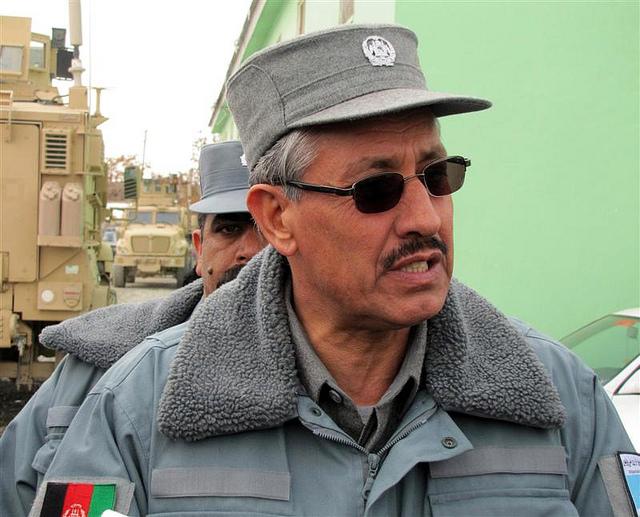 Maj. Gen. Gul Nabi Ahmadzai, commander of the 505 Spin Ghar police zone
