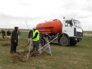 Saplings planted on 427 acres of land in Samangan