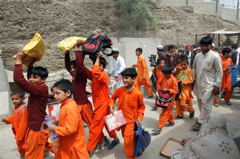 Nangarhar students enrolled in Khyber schools