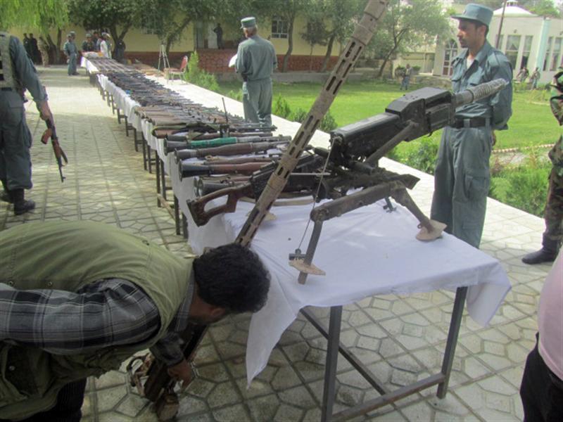Weapons surrendered to DIAG