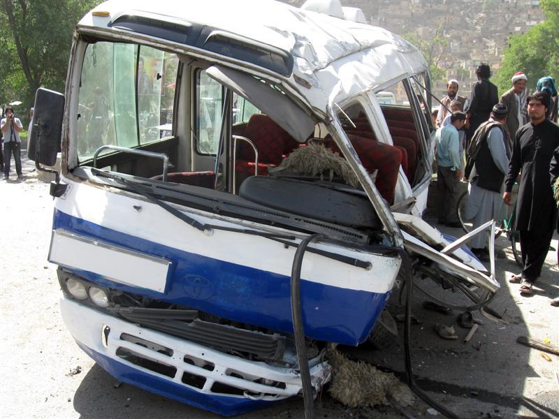 13 injured in Kabul accident