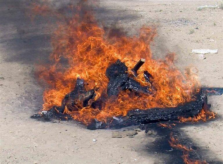 250 kilograms of drugs burnt in Paktika