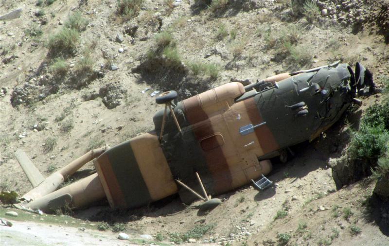 وزارت دفاع : هلیکوپتر اردوی ملی توسط افراد علیپور هدف قرار داده شده است