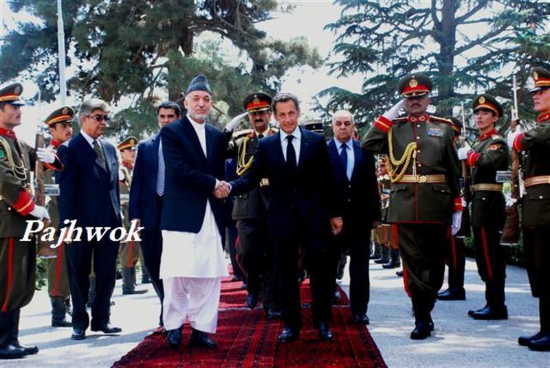 Sarkozy arrives in Kabul for unannounced visit