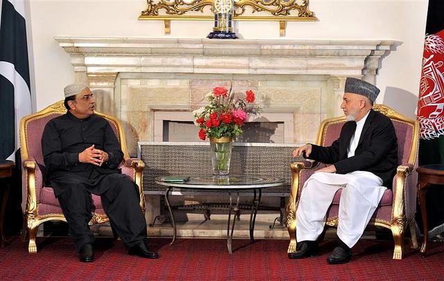 Karzai inquires after Zardari