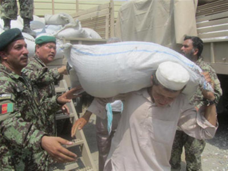 Flood-hit families delivered aid in Herat