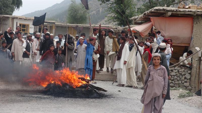 Paktia residents protest civilian death