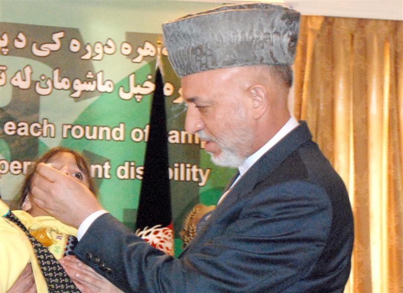 Karzai asks scholars to help anti-polio efforts
