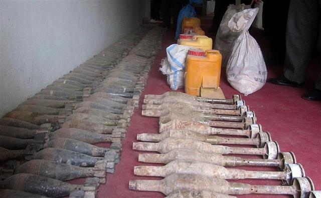 ملي امنت : لوګر کې د طالبانو د وسلو او مهماتو دوه زېرمې کشف شوې دي