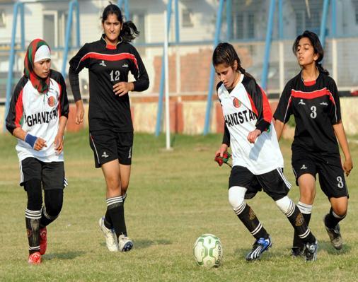 Afghan girls take part in Subroto Cup