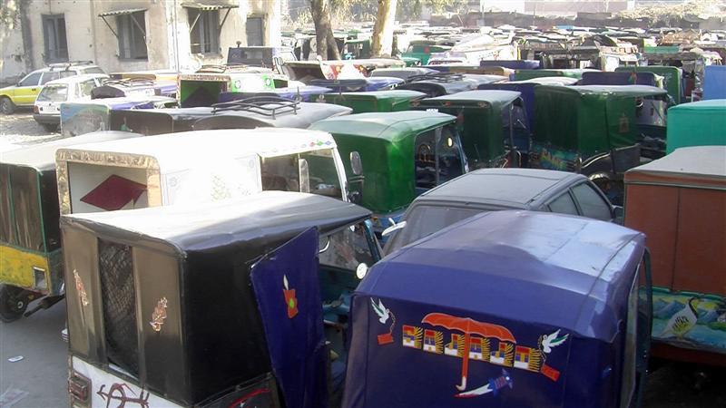 Hundreds of rickshaws impounded in Jalalabad