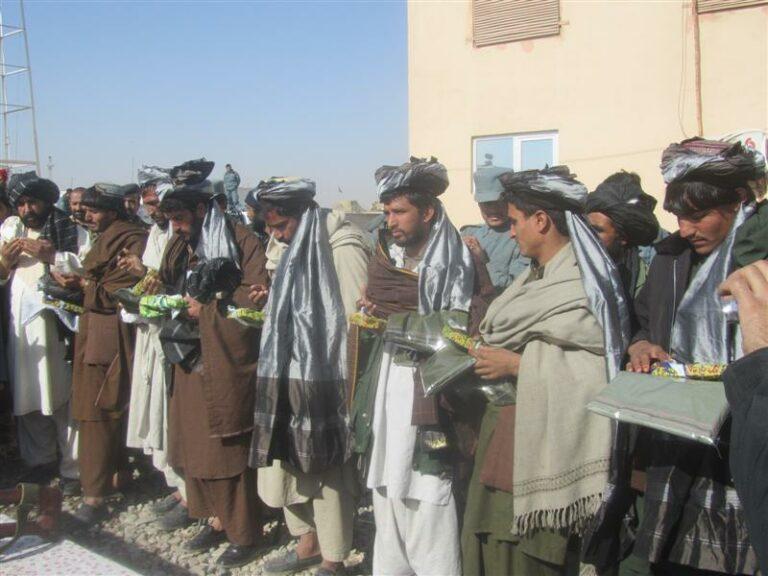 ٢٤٠ تن از پيوستگان به پروسۀ صلح به کار گماشته شد