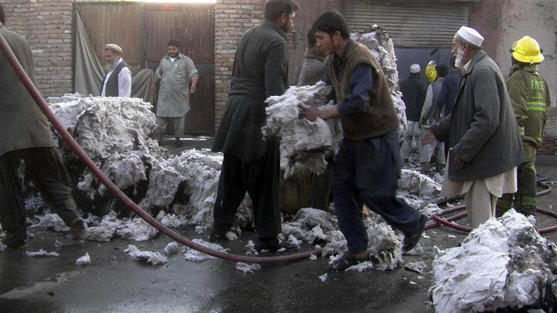 از وقوع يک آتش سوزى بزرگ در جلال آباد جلوگيرى شد