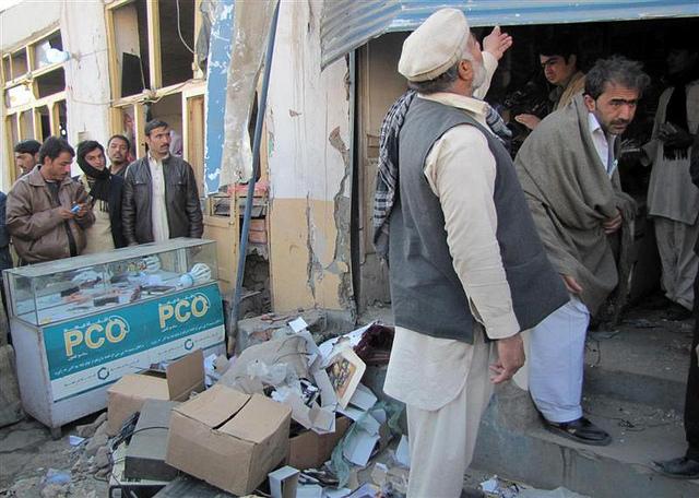 در يک موزيک سنتر در شهر جلال آباد انفجار صورت گرفت