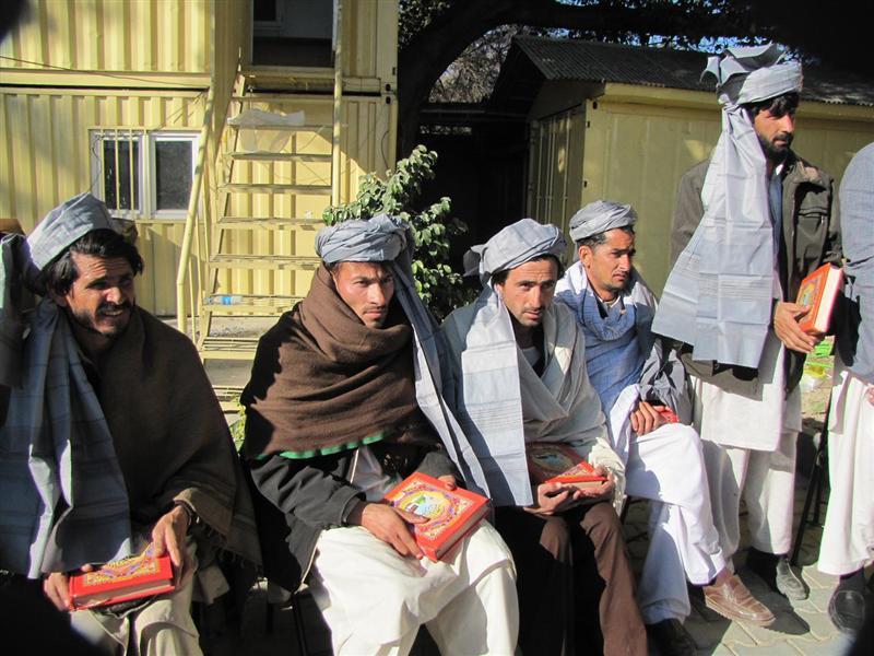 شش تن از مخالفين مسلح دولت به پروسه صلح پيوستند