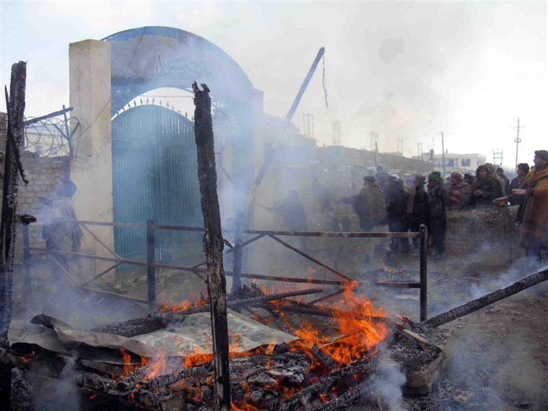 Mob burns Sar-i-Pul governor’s office