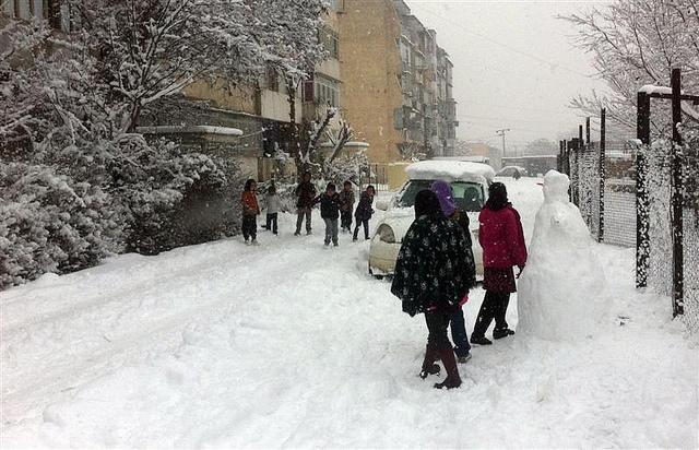 برف، کابل
