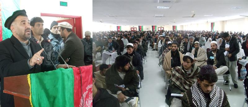 د میدان وردګو ولایت له زرګونو زده کوونکیو د کانکور ازموینه واخیستل شوه