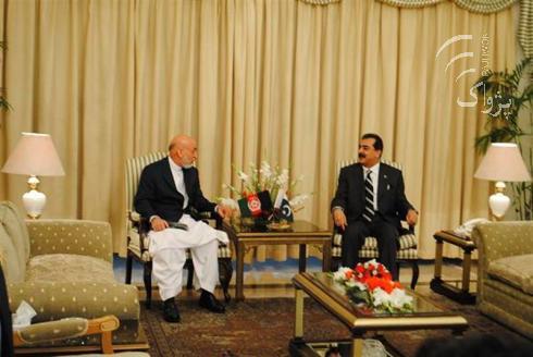 Karzai, Gilani confer on peace efforts