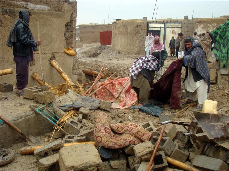 Mother, son die in Helmand roof cave-in