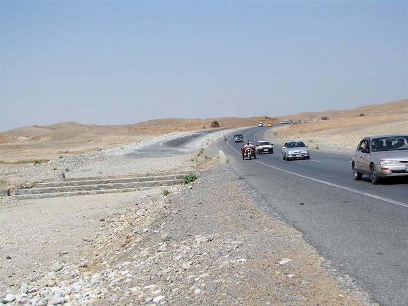 2nd lane of Torkham-Jalalabad highway damaged