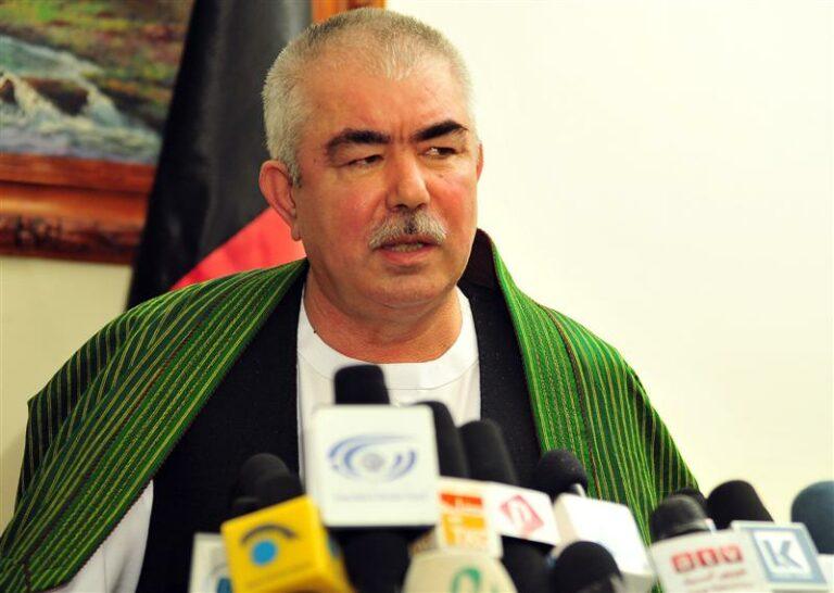 Dostum back in the country after Turkey, Uzbekistan trips