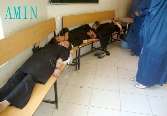 100 girl students apparently poisoned in Takhar