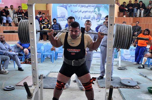 Afghan weightlifter equals world record