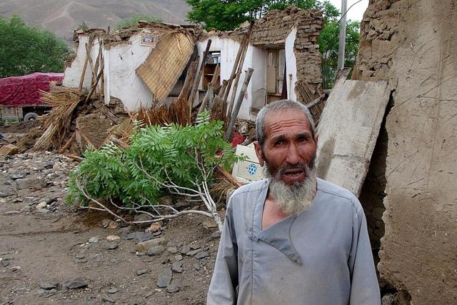 Baghlan floods damage houses, orchards