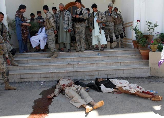 2 militants, bodyguards killed in Kandahar attack