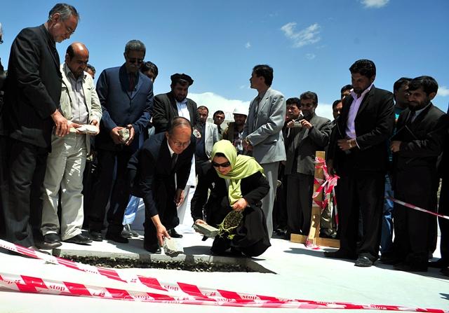 سنگ تهداب تعمير شفاخانه توبرکلوز، کابل