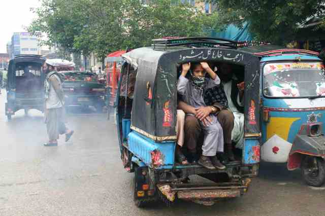 Auto-rickshaws clogging Kunduz arteries