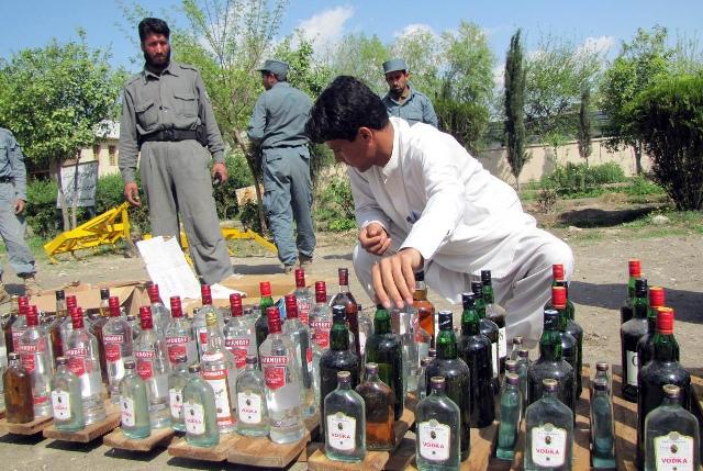 Alcohol seized from Taliban commander’s vehicle in Badakhshan