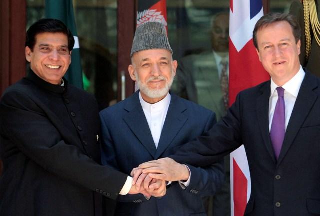 Cameron to host talks with Karzai, Sharif next month